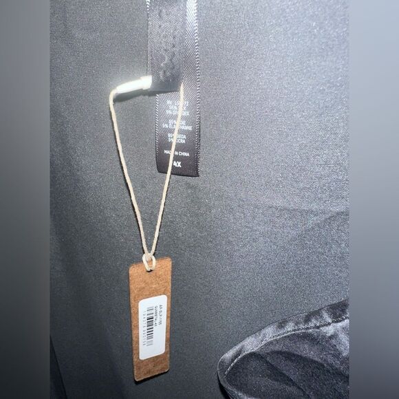 SKIMS NWT High Slit Stretch Silk Slip in Gunmetal Size 4X - Picture 7 of 8